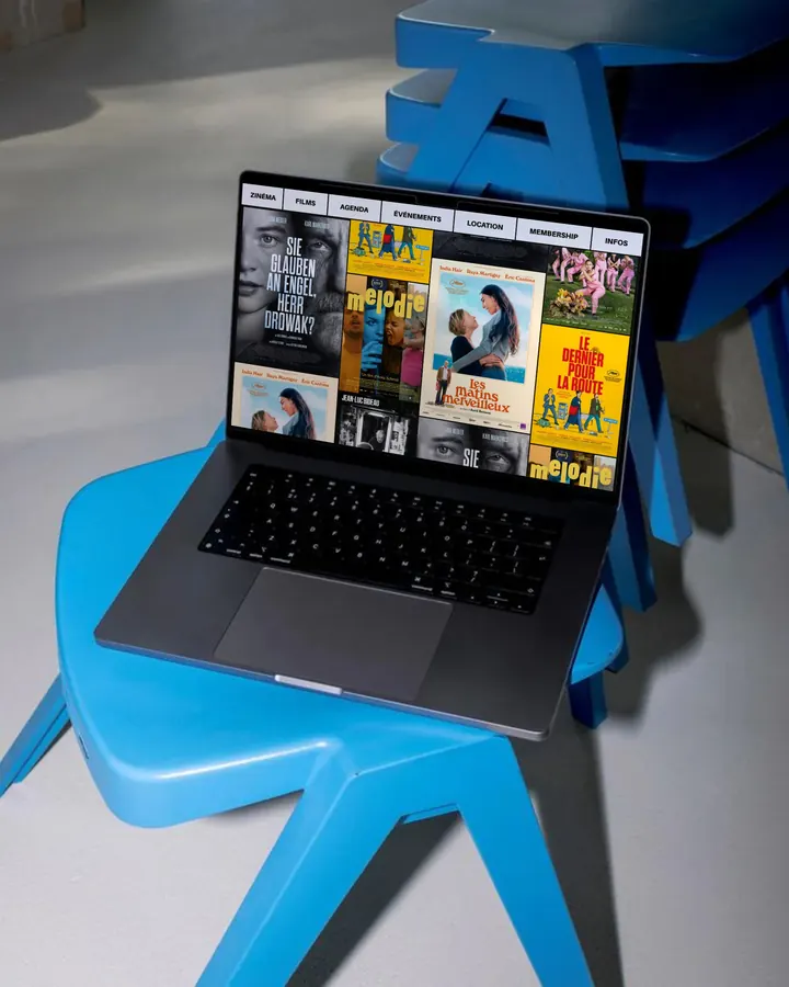 Capture du site du Zinéma, cinéma d'art et essai de la rue du Maupas à Lausanne, conçu par WeAreBrothers Lausanne